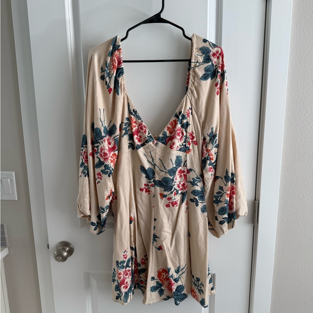 Free People Francesca floral print mini dress